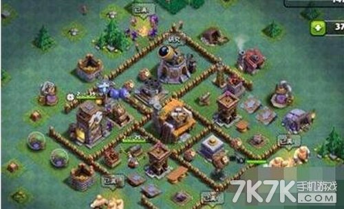 部落冲突夜世界3-5本阵型推荐_战争部落3本布局_7k7k部落冲突夜世界3-5本阵型搭配攻略