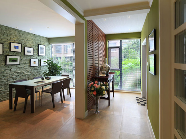 相框装饰墙_地中海风格装修特点_蓝色墙面设计