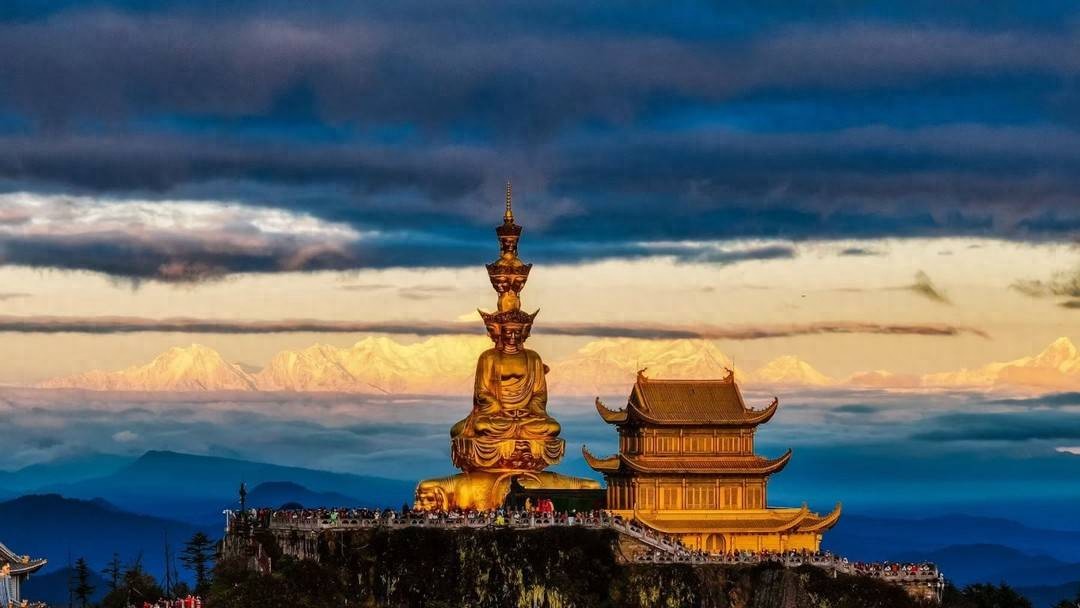 峨眉山仙峰寺茶会_峨眉山文化遗产保护_一线天 峨眉山
