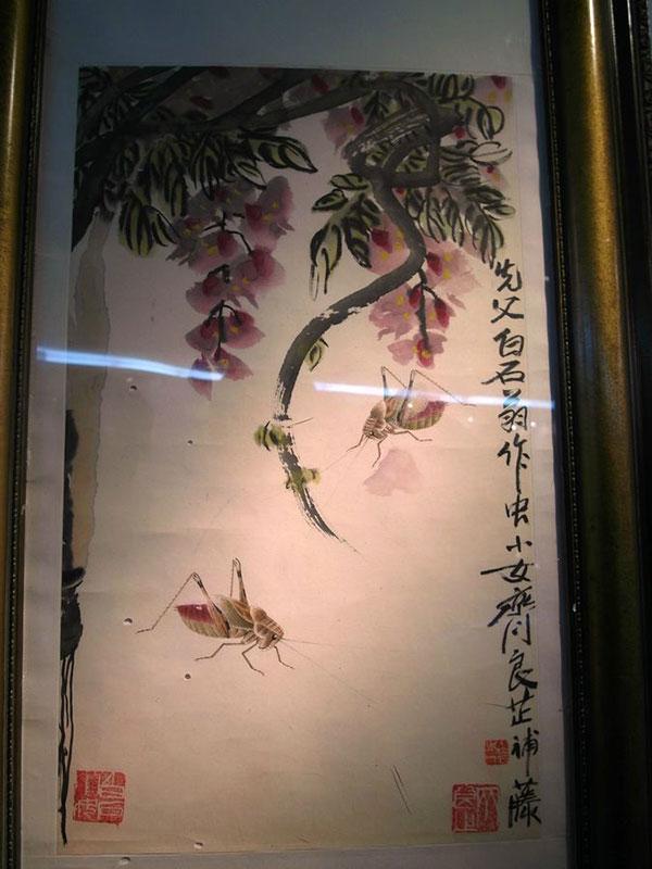 齐白石传人汤发周_齐白石的松柏高立图_齐良芷题鉴齐白石真迹