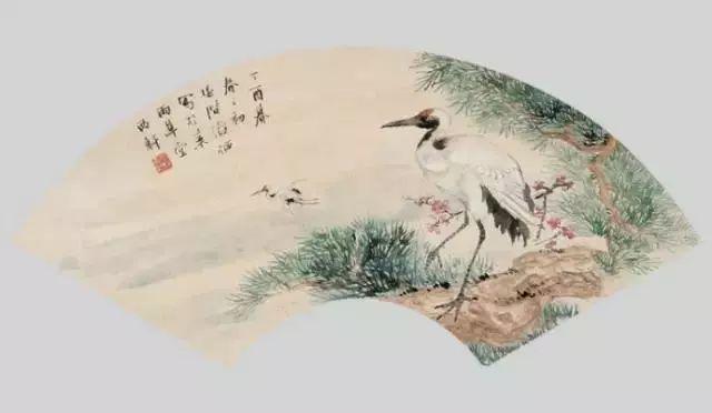 近现代名家山水画松_中国文人画松树名家作品_齐白石的松柏高立图