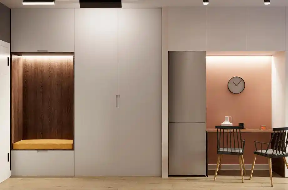 进门换鞋区效果图_门厅设计_门厅收纳