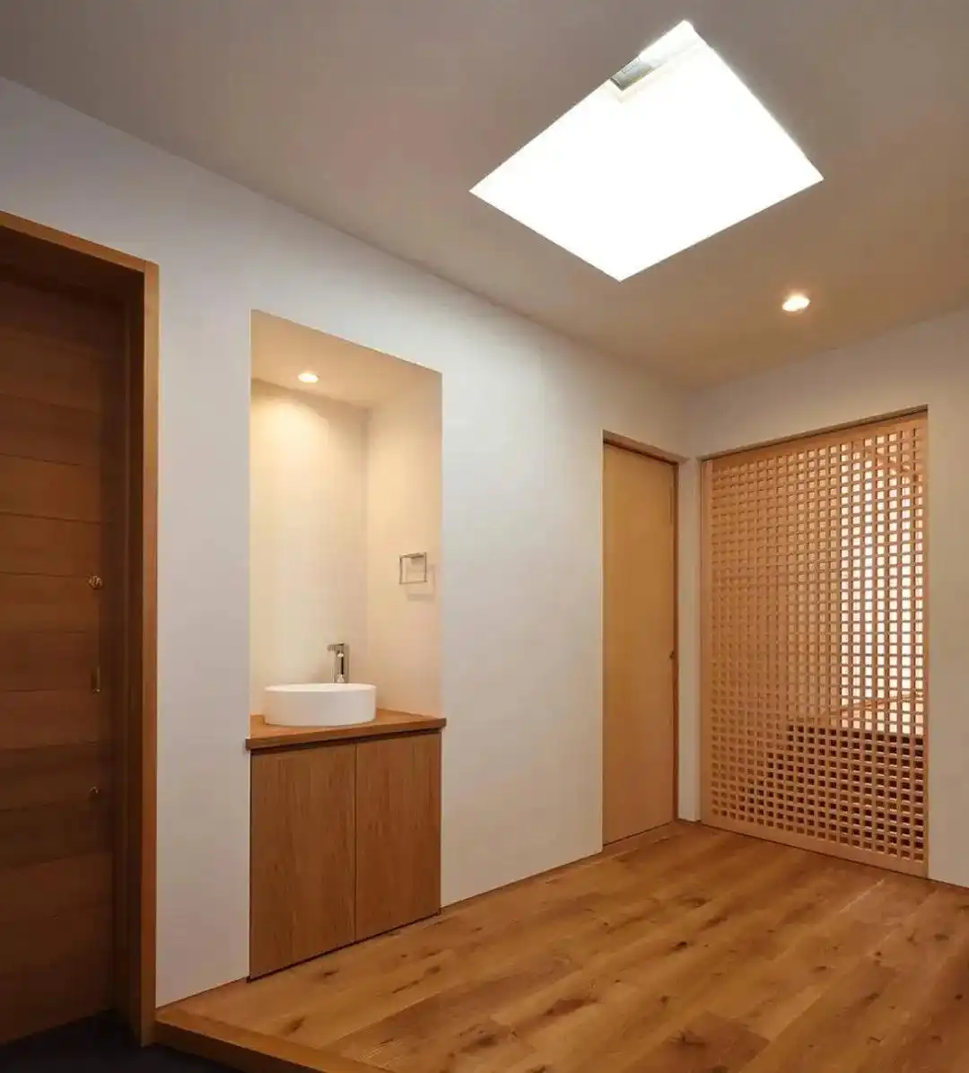 进门换鞋区效果图_门厅设计_门厅收纳