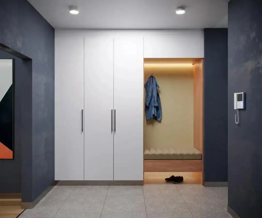 门厅收纳_进门换鞋区效果图_门厅设计