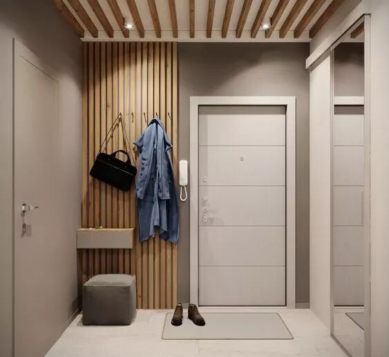 门厅设计_进门换鞋区效果图_鞋柜悬空10-15cm