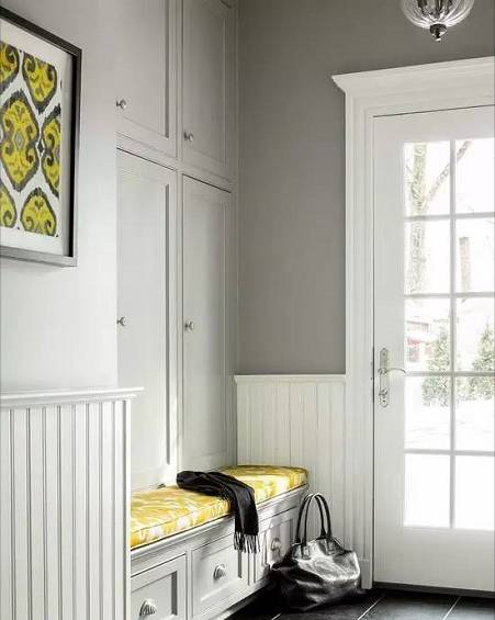 进门换鞋区效果图_门厅设计_玄关设计