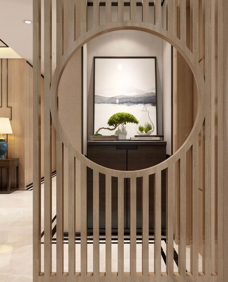 玄关设计_进门换鞋区效果图_门厅设计