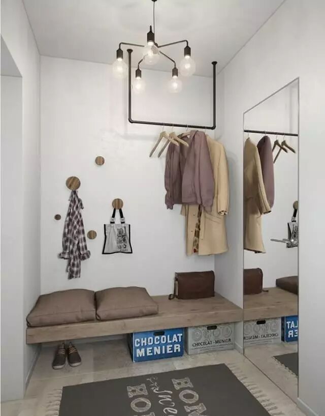 玄关设计_进门换鞋区效果图_门厅设计