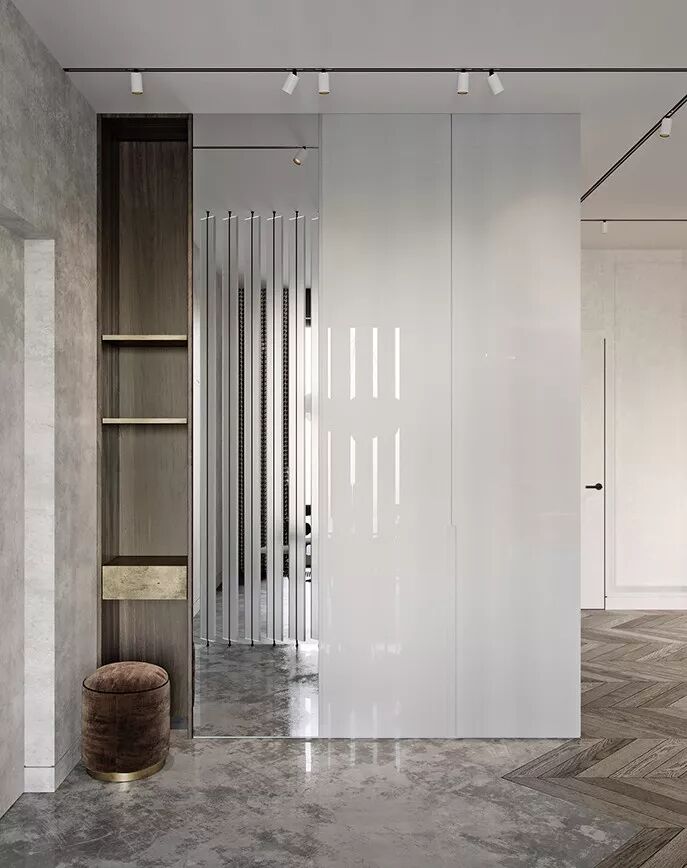 进门换鞋区效果图_门厅设计_玄关设计