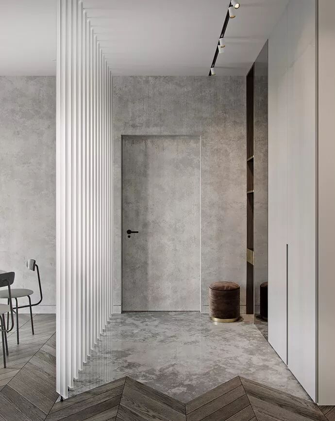 进门换鞋区效果图_门厅设计_玄关设计