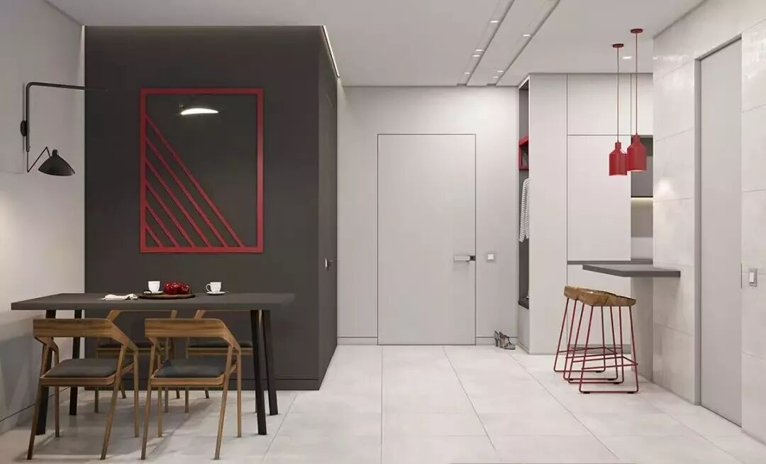 进门换鞋区效果图_门厅设计_玄关设计