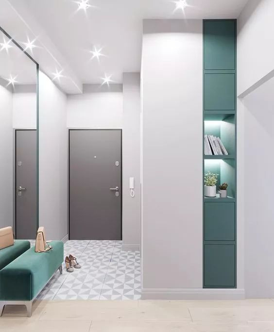 玄关设计_进门换鞋区效果图_门厅设计