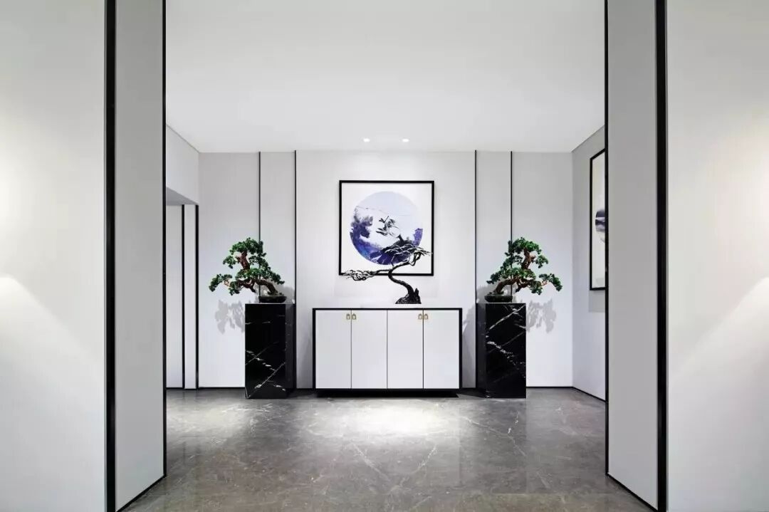 进门换鞋区效果图_门厅设计_玄关设计