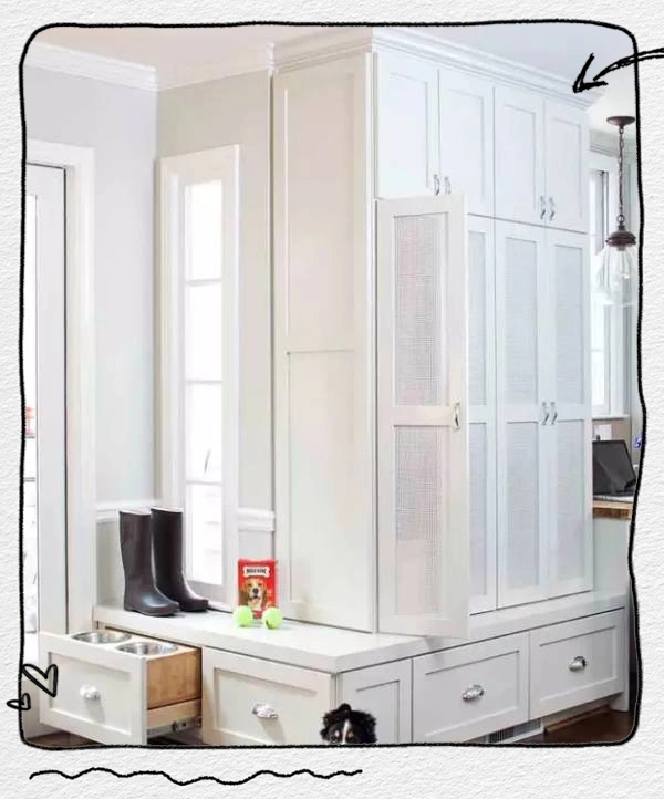 换鞋收纳柜设计_门厅换鞋凳设计_进门换鞋区效果图