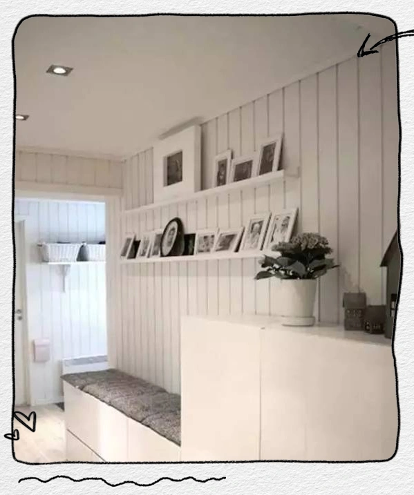 门厅换鞋凳设计_进门换鞋区效果图_换鞋收纳柜设计