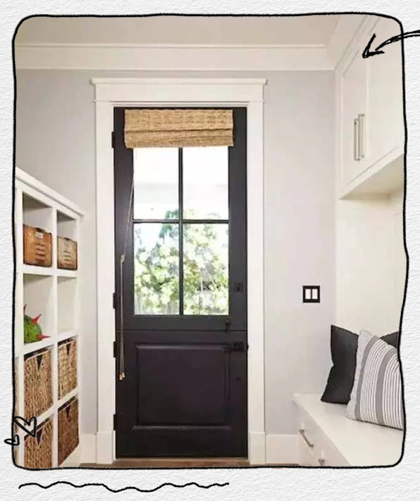 进门换鞋区效果图_门厅换鞋凳设计_换鞋收纳柜设计