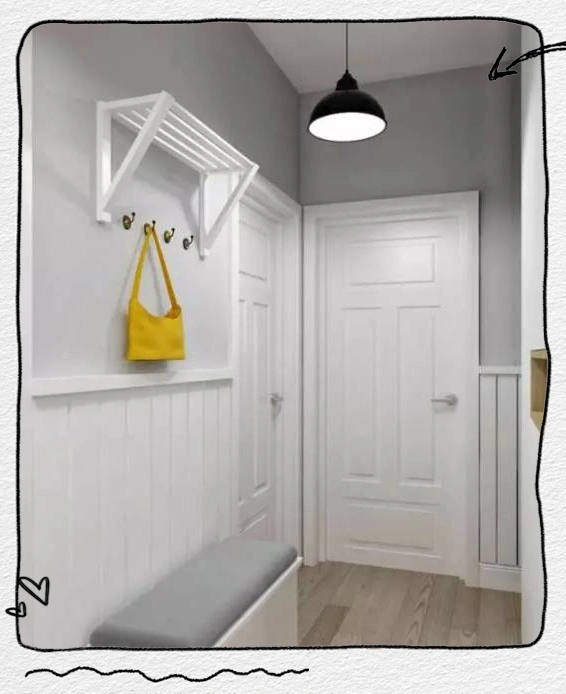 换鞋收纳柜设计_门厅换鞋凳设计_进门换鞋区效果图