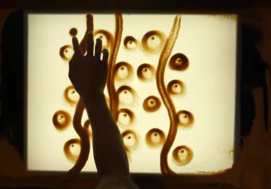 沙画材料选择_沙画台彩光的怎么样_沙画入门教程