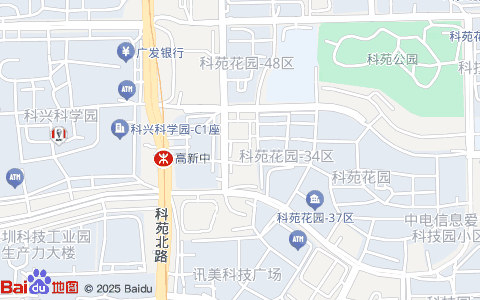 深圳市南山区粤海街道科技园社区居委会附近公交站点