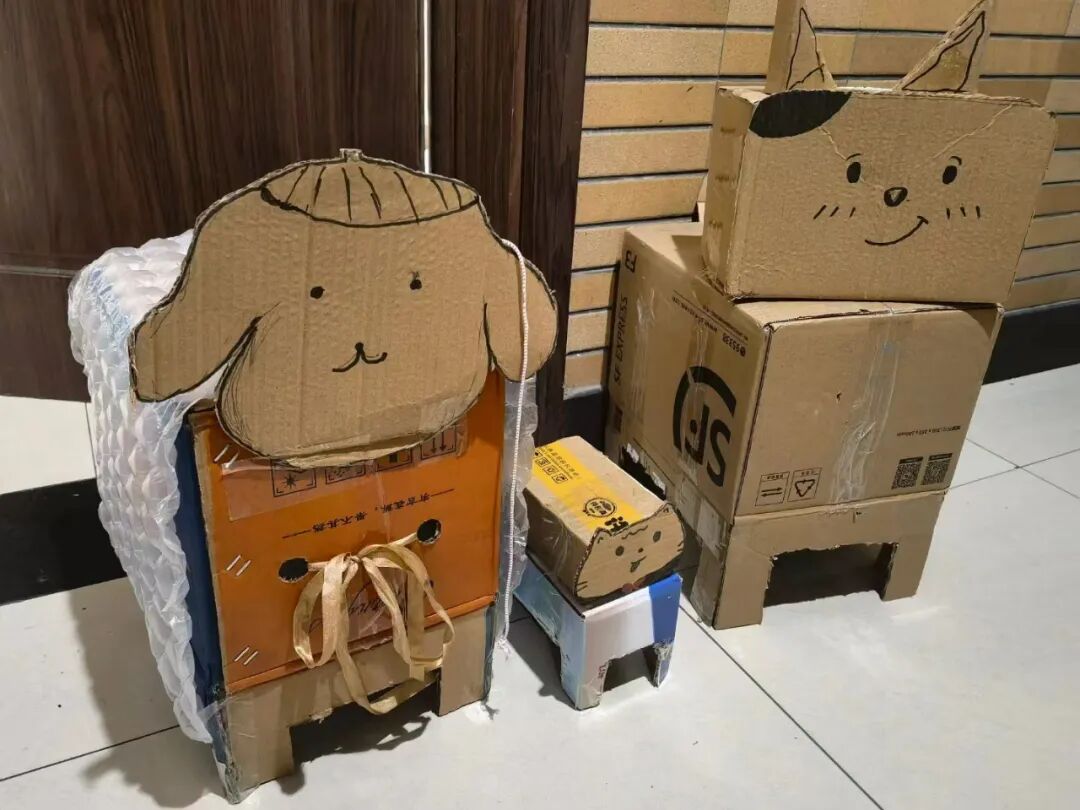 大学生制作纸壳宠物_宠物包毛纸有什么用_高校流行纸壳宠物