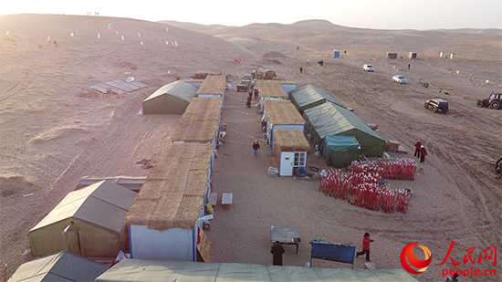 3月上旬的仲麟基地。人民网 刘文邦摄