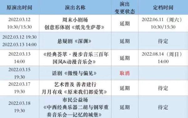 上海音乐厅演出取消退票_上海文化广场官网_上海大世界演出暂停