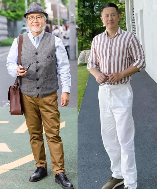 避免油腻感搭配技巧_中年西裤裤裆图片微博_六七十岁男人西裤穿搭细节