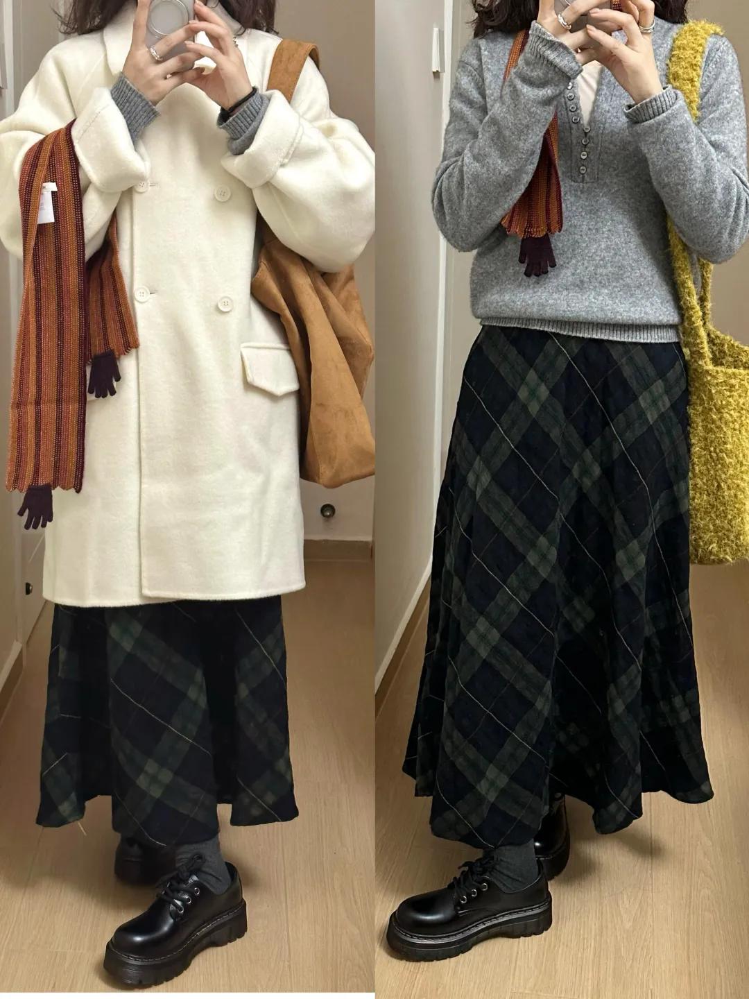 叠穿长裙技巧_冬天长裙穿搭_冬季蕾丝连衣裙