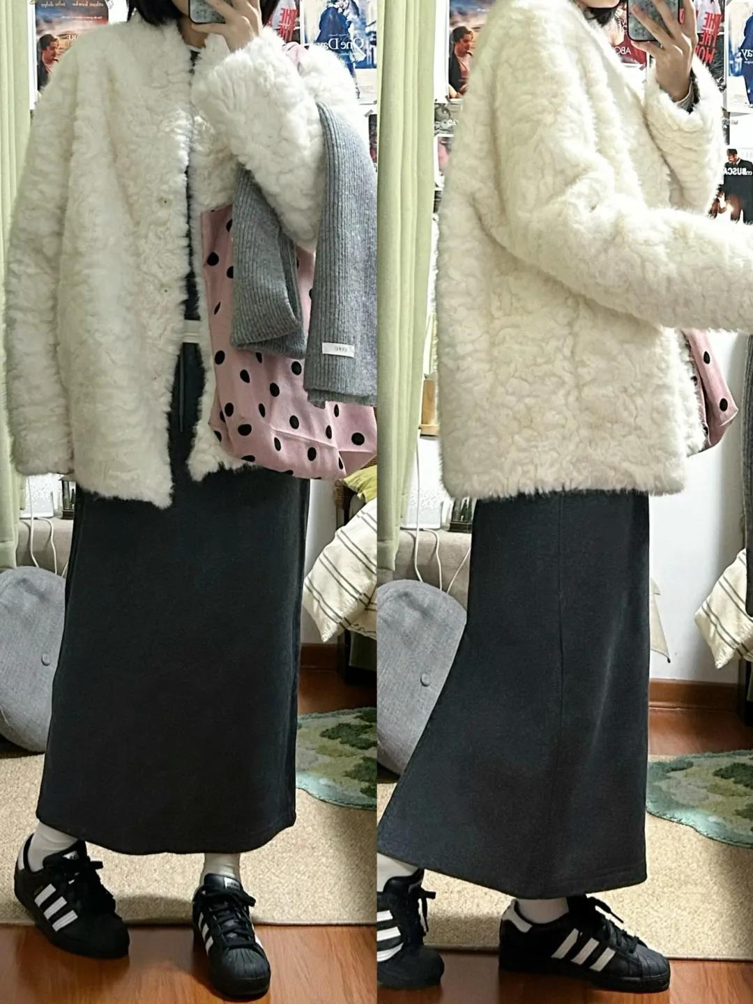 冬季蕾丝连衣裙_叠穿长裙技巧_冬天长裙穿搭