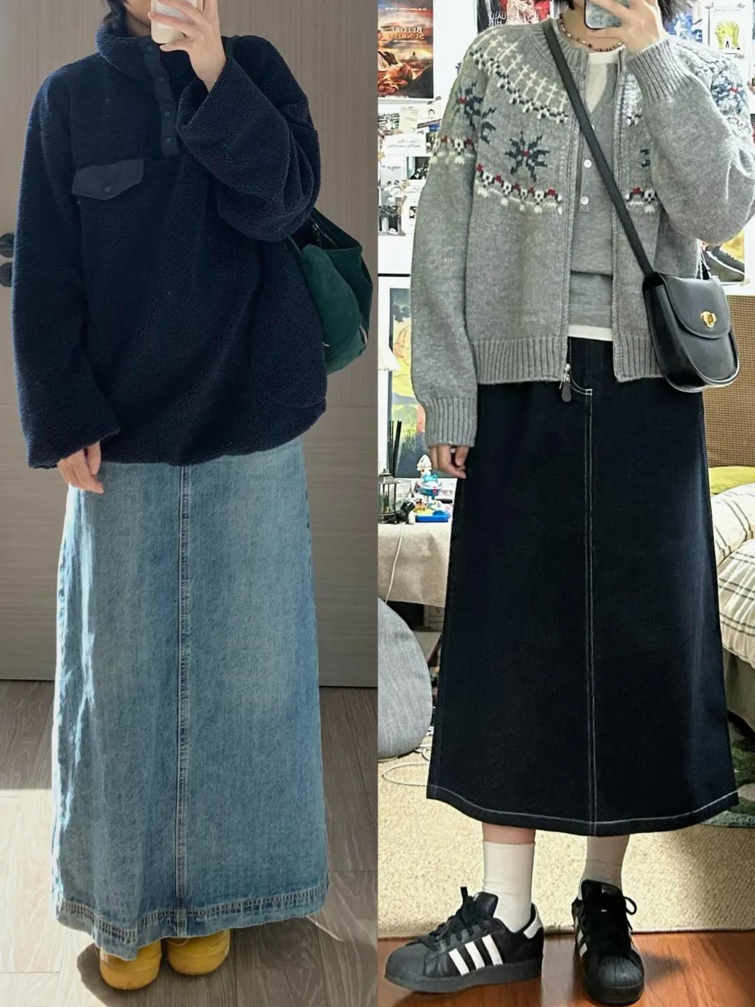 叠穿长裙技巧_冬天长裙穿搭_冬季蕾丝连衣裙