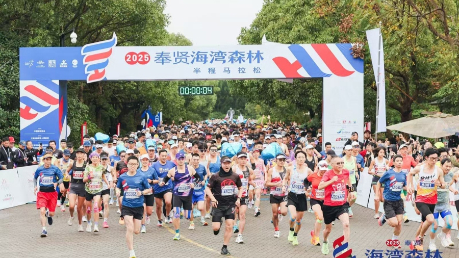 奉贤区森林马拉松赛事信息_奉贤海湾森林公园_2025奉贤海湾森林半程马拉松