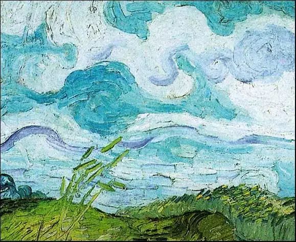 梵高塞纳河系列画作_梵高春季垂钓油画_梵高 杏花 高清大图