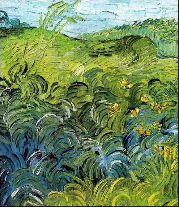 梵高塞纳河系列画作_梵高春季垂钓油画_梵高 杏花 高清大图