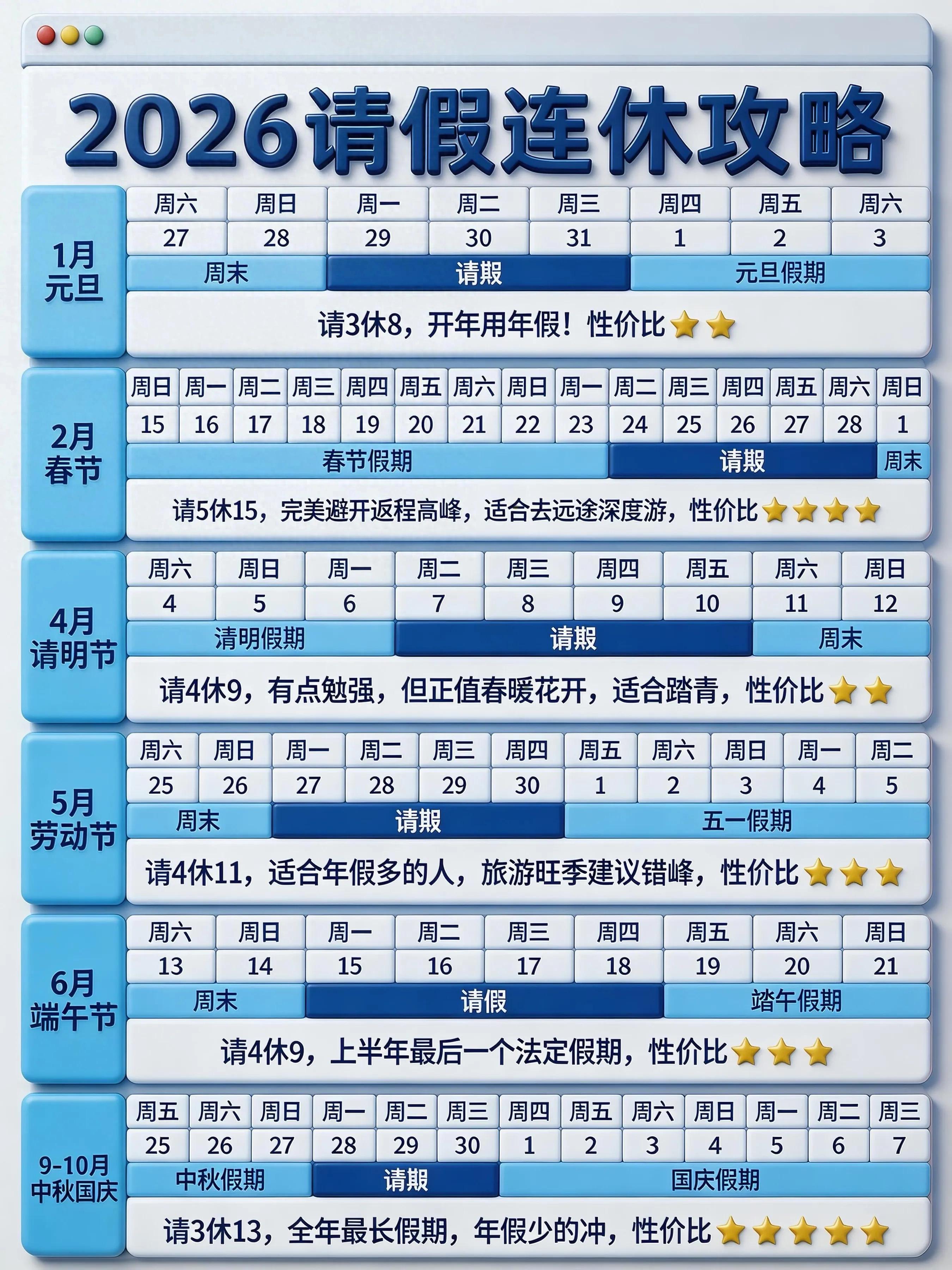 巧妙拼假年假_今年国庆节怎么放假_2026年放假安排