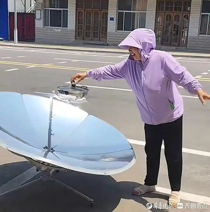 济南太阳灶熬绿豆汤_太阳灶做菜教程_怎样制作太阳灶