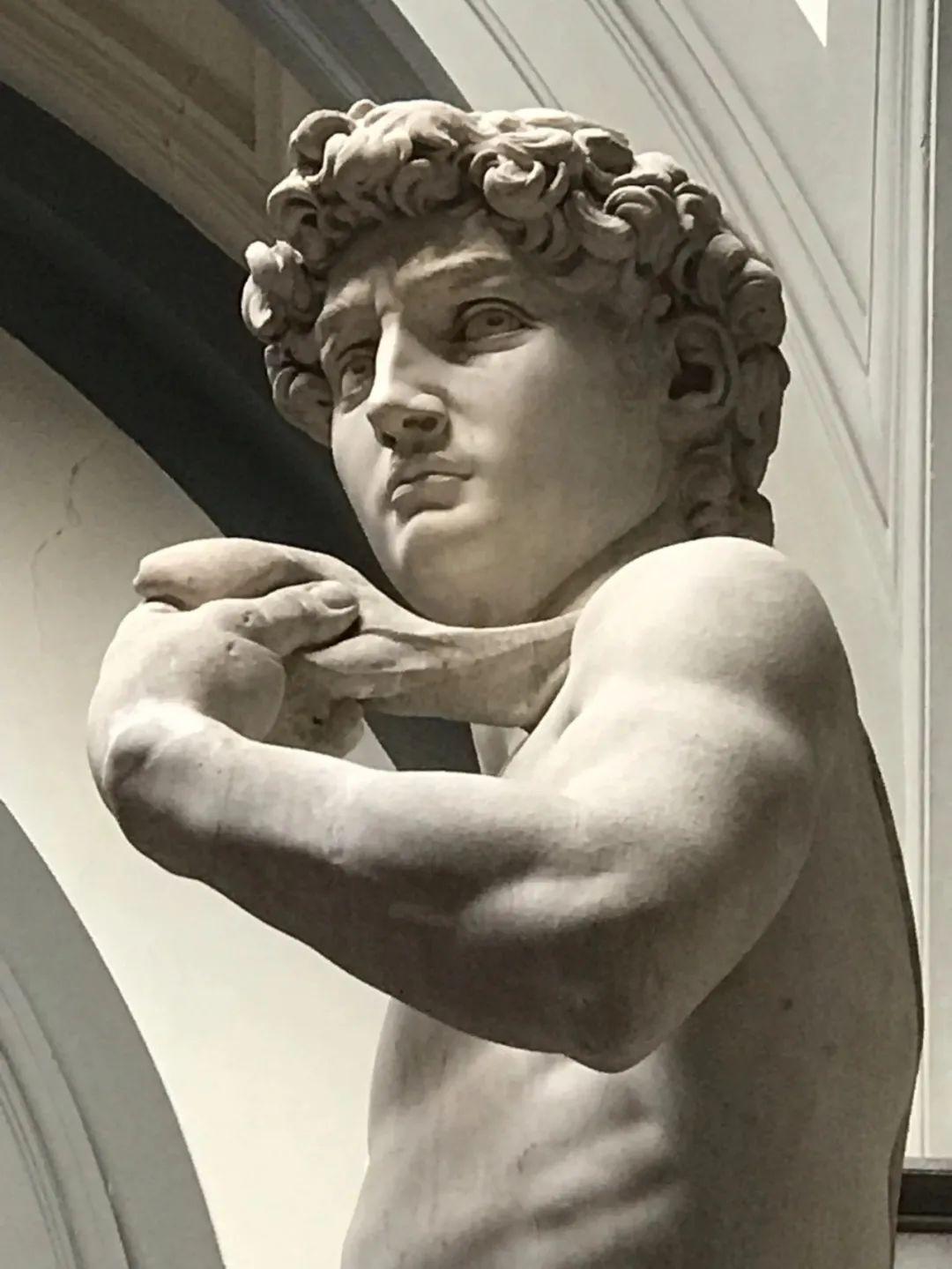 米开朗基罗 大卫 雕塑_米开朗基罗大卫素描