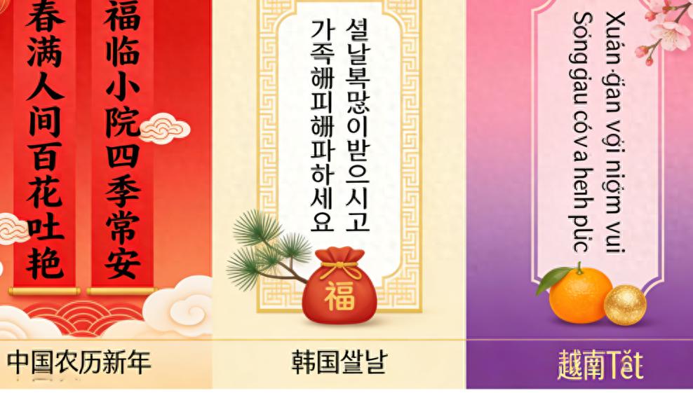 中国春节与韩越年俗对比_韩国越南农历新年习俗差异_韩国有什么文化节日