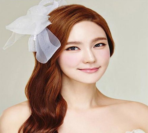 新娘晚礼服发型图片_新娘晚礼服发型设计_礼服与发型