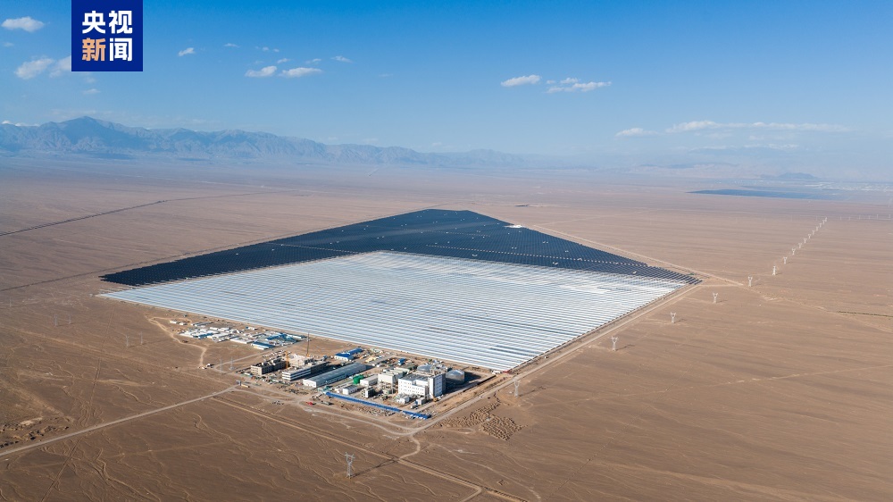 线性菲涅尔光热发电技术_太阳能发电并网_三峡集团哈密百万千瓦光热光伏项目