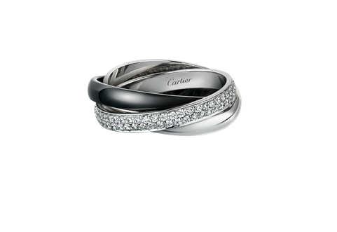 cartier 戒指报价_卡地亚Trinity de Cartier系列戒指 钻石_卡地亚Trinity de Cartier系列戒指 18K白金 18K黄金 18K玫瑰金