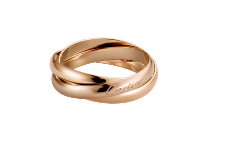 cartier 戒指报价_卡地亚Trinity de Cartier系列戒指 18K白金 18K黄金 18K玫瑰金_卡地亚Trinity de Cartier系列戒指 钻石
