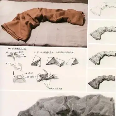 素描衬布图片_衬布绘画技巧详解_素描衬布画法步骤