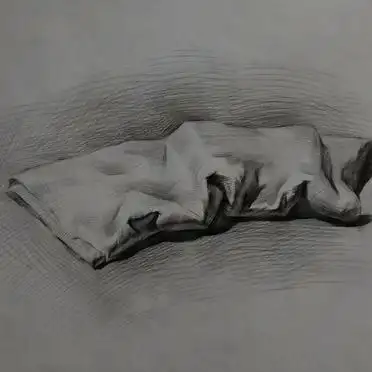 素描衬布画法步骤_素描衬布图片_衬布绘画技巧详解