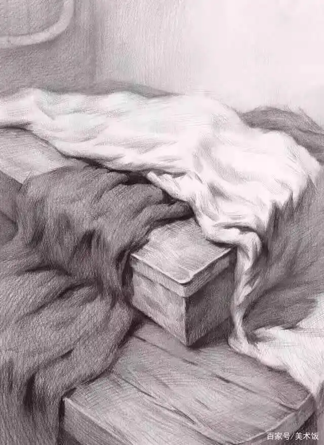 衬布体积感塑造_素描衬布图片_素描衬布画法
