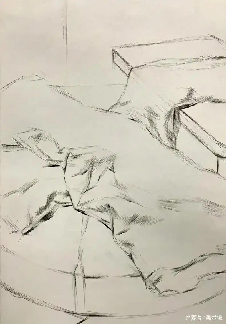 衬布体积感塑造_素描衬布图片_素描衬布画法