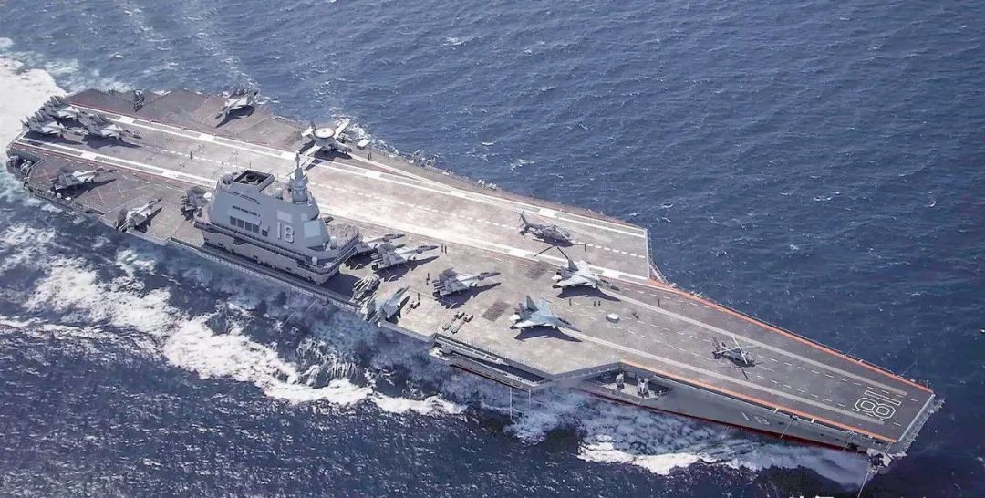 中国海军004型航空母舰设计构型_中国海军003型航空母舰福建舰试航_中国造航母最新图片