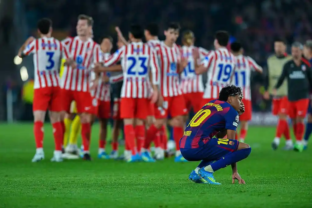 巴萨马竞欧冠淘汰赛_燃尽！巴萨3-0马竞 创国王杯纪录仍无缘逆转_马竞主场战术分析