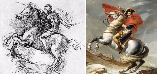 徐悲鸿九方皋_中国绘画中的马_徐悲鸿画的马