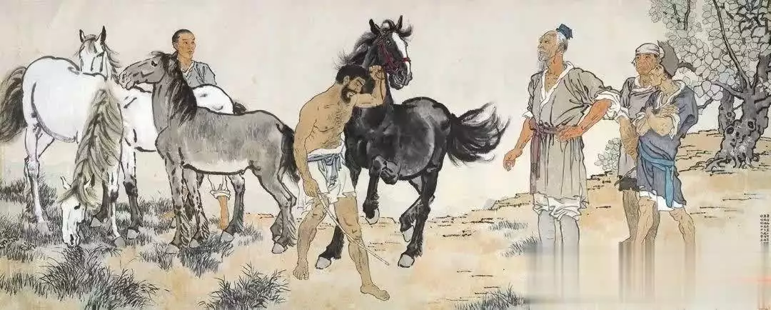 徐悲鸿马的艺术特点_徐悲鸿画的马_徐悲鸿画马的技法与精神