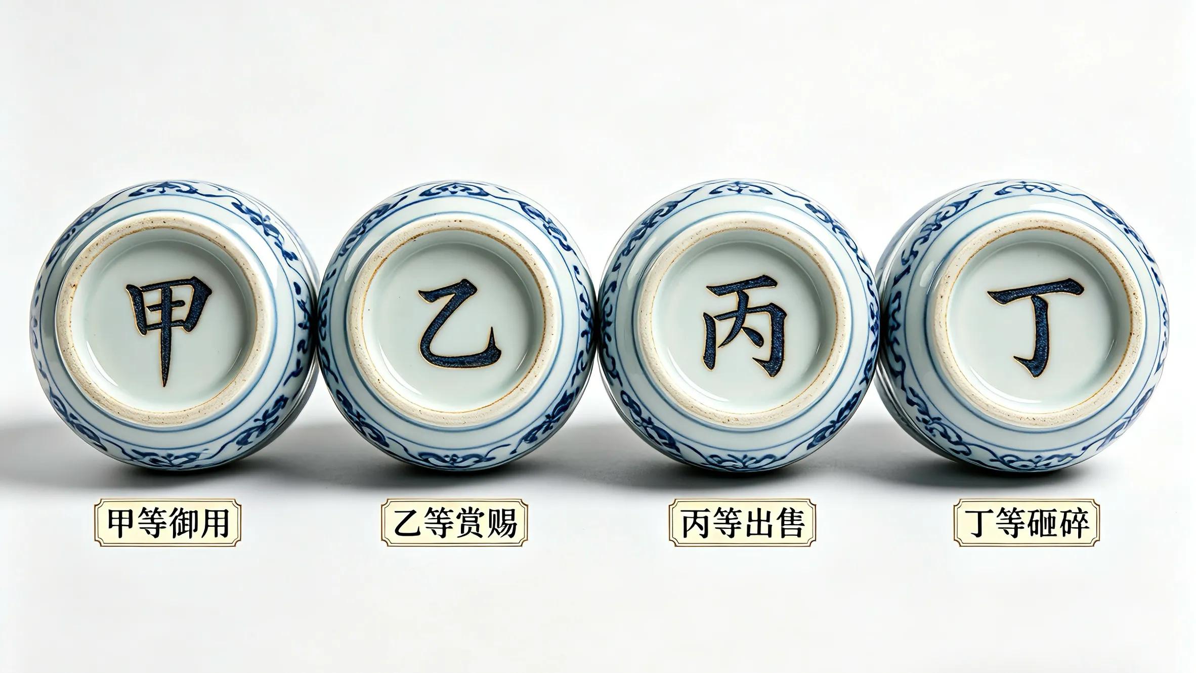 宋代官窑瓷器底部特征_清代官窑数字款识_钧窑带数字款瓷器